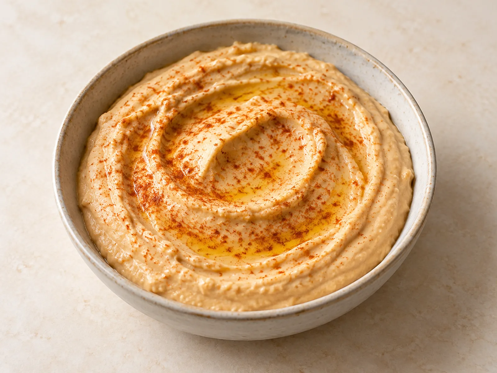 Smoky white bean dip served ready to eat